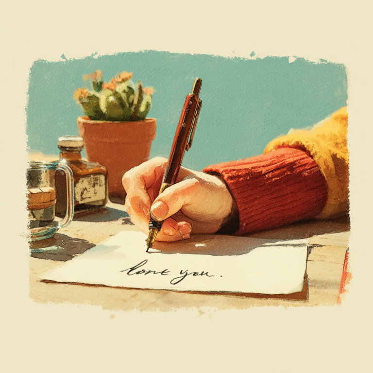 bubsi95 a close up illustration of a hand writing the first lin 8f42fc2a 2688 4cc9 8198 68b0a3fc5ef5